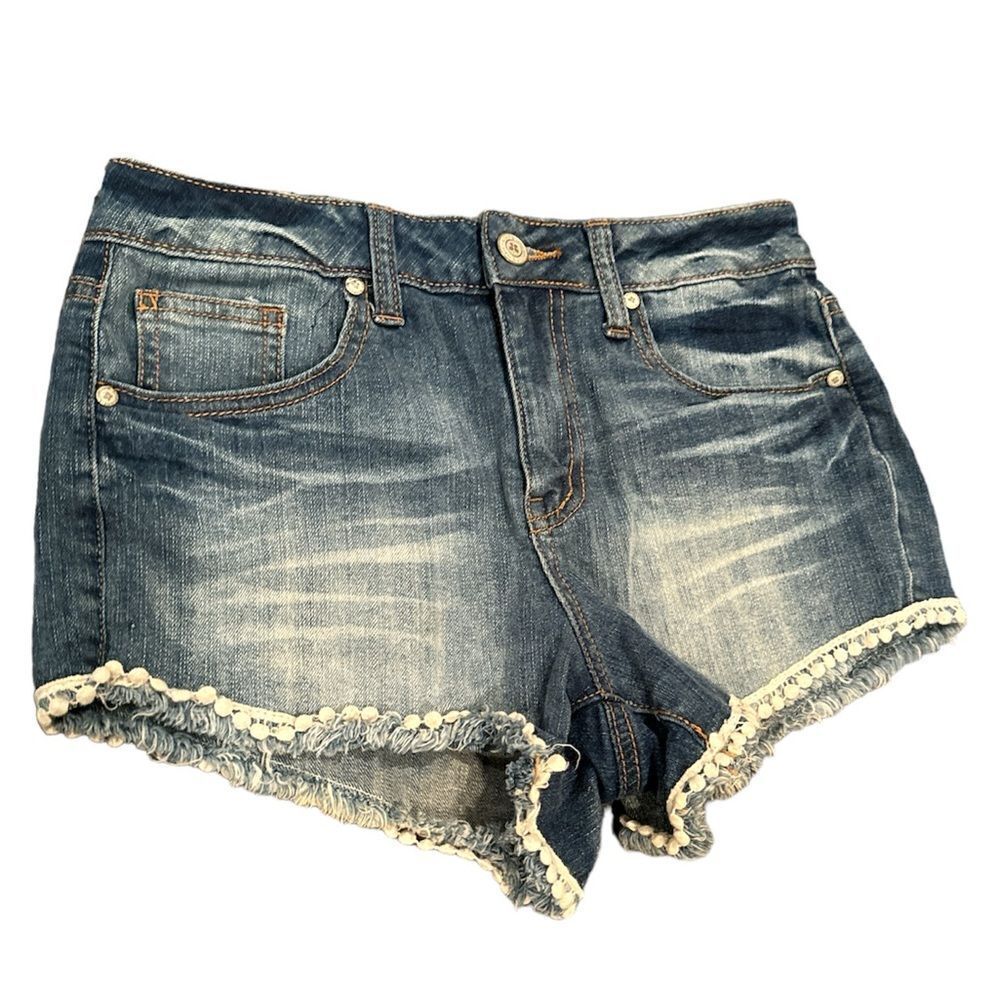 Altar’d State Jean Shorts Size 25 Fringe Bottom